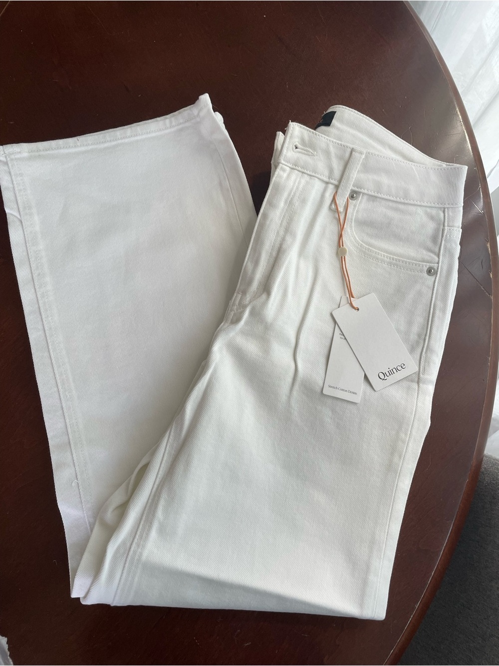 Quince Bella Stretch Straight-Leg Relaxed Denim